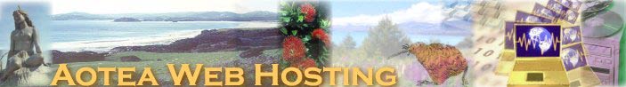 Click-here for NZ Web Hosting, Cheap Domain Name Registration,  7-day NZ Web Hosting Sales and Support Help Desk,  Fast and Reliable NZ Web Hosting - www.aotea.net